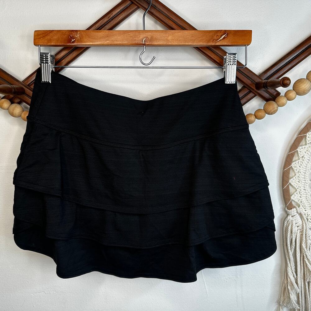 Athleta Swagger Black Tiered Skort